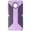 Speck Presidio Grip Series Hybrid Case for Moto Z4 - Jelly Purple/Charcoal Grey