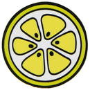 PopSockets PopGrip Swappable Top - Enamel Lemon Slice (Top ONLY/No Base) - PopSockets - Simple Cell Shop, Free shipping from Maryland!