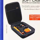 XSories Small Capxule Soft Case with Pre-Cut Foam Inlay for GoPro Cameras - Blue - XSories - Simple Cell Shop, Free shipping from Maryland!