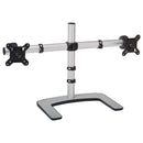 Visidec - Freestanding LED/LCD Monitor Stand for Dual Displays - Black/Silver - Visidec - Simple Cell Shop, Free shipping from Maryland!
