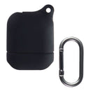 Key Silicone Soft Case with Clip for Apple AirPods 1st and 2nd Gen - Black - Key - Simple Cell Shop, Free shipping from Maryland!