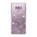 Kate Spade Hybrid Case for the Galaxy Note 9 - Clear / White Floral w/ Gems - Kate Spade - Simple Cell Shop, Free shipping from Maryland!