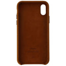 Apple Natural Leather Series Protective Case Cover for Apple iPhone X/ XS- Brown - Apple - Simple Cell Shop, Free shipping from Maryland!