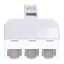 Insignia 3-Line Phone Cord Splitter - White (NS-TPTJW) - Insignia - Simple Cell Shop, Free shipping from Maryland!