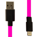 AT&T (4JCBU3L7) 4Ft Charge & Sync Cable for iPhones - Pink/Black - AT&T - Simple Cell Shop, Free shipping from Maryland!