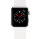 Apple Watch Series 3 (38mm) Stainless Steel Case with White Sport Band (GPS+LTE) - Apple - Simple Cell Shop, Free shipping from Maryland!