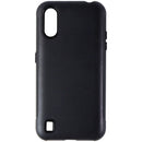 Verizon Rugged Dual Layer Case & Blue Light Glass for Samsung Galaxy A01 - Black