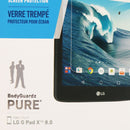 BodyGuardz Pure Series Premium Tempered Glass for LG G Pad X 8.0 - Clear