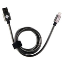 Qmadix Full Metal Jacket 3.3-Ft USB Cable for iPhones - Black - Qmadix - Simple Cell Shop, Free shipping from Maryland!