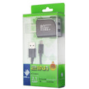 (2.1A) Dual USB Wall Charger with 5-Ft USB Cable for iPhones - Black - Unbranded - Simple Cell Shop, Free shipping from Maryland!
