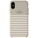 Kate Spade Soft Touch Case for iPhone XS and X - Feeder Stripe Clocktower/Cream - Kate Spade - Simple Cell Shop, Free shipping from Maryland!