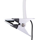 LEPOWER Clip on 5-Watt LED Lamp / Reading Light with Gooseneck - White - LEPOWER - Simple Cell Shop, Free shipping from Maryland!