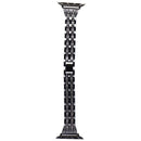 Premium Replacement Apple Watch Metal Link Band (38mm) - Silver/Crystals - Unbranded - Simple Cell Shop, Free shipping from Maryland!
