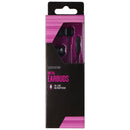 Infinitive Metal Earbuds with In-Line Microphone - Black