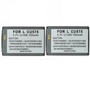 KIT 2x Rechargeable 700mAh 3.7V OEM Battery for LG Trax CU575 - Dark Gray - Unbranded - Simple Cell Shop, Free shipping from Maryland!
