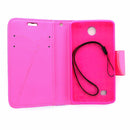 Flip Mobile Wallet Case for Unimax-Purple and Pink - Open Mobile - Simple Cell Shop, Free shipping from Maryland!
