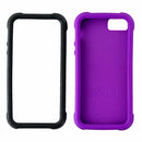 Tylt Bumpr Series Case for Apple iPhone SE / 5s / 5 - Black and Purple - TYLT - Simple Cell Shop, Free shipping from Maryland!