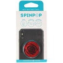SpinPop Grip, Kickstand, Organizer Novelty Holder - Red Glitter Rose - SpinPop - Simple Cell Shop, Free shipping from Maryland!