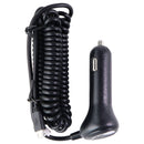 Verizon Micro-USB Car charger with Coiled Cable - Black - Verizon - Simple Cell Shop, Free shipping from Maryland!
