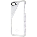 Candywirez Snap Case for iPhone 8 Plus/7 Plus - White Marble Slant/Clear - Candywirez - Simple Cell Shop, Free shipping from Maryland!