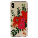 Platinum Hardshell Case for Apple iPhone XS Max Smartphone - Clear Flora - Platinum - Simple Cell Shop, Free shipping from Maryland!