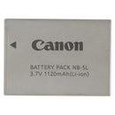 Canon OEM Rechargeable 1120mAh 3.7V Battery Pack (NB-5L) - Canon - Simple Cell Shop, Free shipping from Maryland!