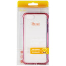 Reiko Crystalline Bumper Case for Apple iPhone 8 / iPhone 7 - Clear Hot Pink - Reiko Wireless - Simple Cell Shop, Free shipping from Maryland!