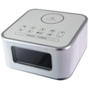 Homtime D2-QI Bluetooth Speaker & Alarm Clock with Wireless Charging - White - Homtime - Simple Cell Shop, Free shipping from Maryland!