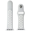 Apple 42mm Nike Band for Apple Watch 42/44/45mm - Flat Silver/White (S/M Only) - Apple - Simple Cell Shop, Free shipping from Maryland!