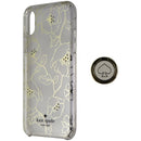 Kate Spade Ring Stand & Protective Hardshell Case for iPhone X - Clear/Gold - Kate Spade - Simple Cell Shop, Free shipping from Maryland!