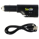 Secur 6-in-1 Car Charger (SP-4003) - Black - Secur - Simple Cell Shop, Free shipping from Maryland!