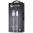 mWorks! mPower! 6-Foot (USB-C) to USB Braided Cable - Silver - mWorks! - Simple Cell Shop, Free shipping from Maryland!