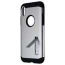 Spigen Slim Armor Dual Layer Case for Apple iPhone Xs/X - Satin Silver/Black - Spigen - Simple Cell Shop, Free shipping from Maryland!