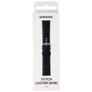 Samsung Leather Stitch Band for 22mm Watches - Black (ET-SLR84LBEGUJ) - Samsung - Simple Cell Shop, Free shipping from Maryland!
