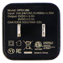 Scoshe HPDC8M PowerVolt Mini Cube USB-C Fast Charger - Black - Scosche - Simple Cell Shop, Free shipping from Maryland!