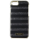 Kate Spade Wrap Glitter Stripe Case for iPhone 8 - Black Saffiano/Silver Glitter - Incipio - Simple Cell Shop, Free shipping from Maryland!