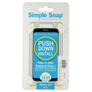 Simple Snap Tempered Glass Screen Protector for Apple iPhone 8/7 - White - Simple Snap - Simple Cell Shop, Free shipping from Maryland!