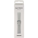 Samsung Sport Band for Galaxy Watch4 & Watch4 Classic - Silver (20mm) S/M - Samsung - Simple Cell Shop, Free shipping from Maryland!