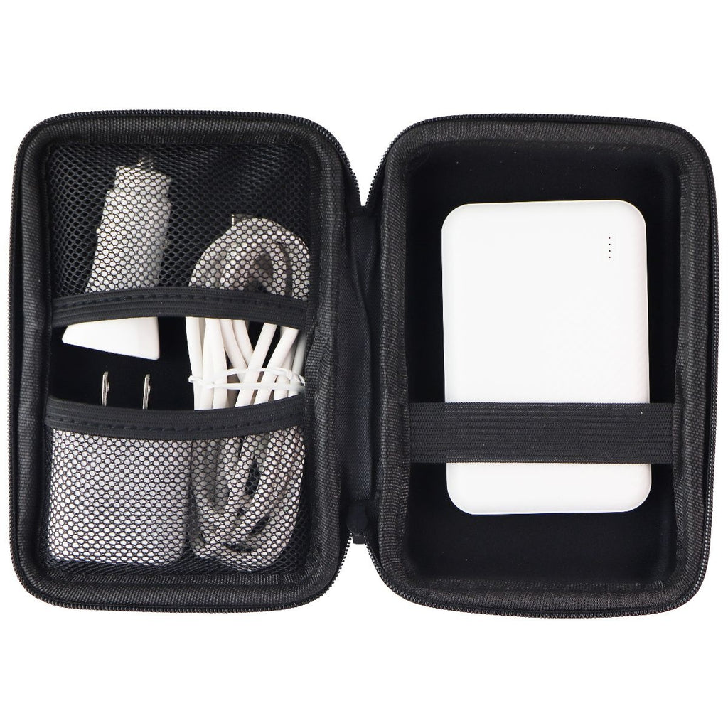 Travel Protection and Storage Case for Airpods Case, Featured Design, mesh  Pouches for airpods case, Wall Charger and Cable (Gray)