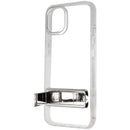 AQA Hard Protective Case with Kickstand for iPhone 13 / 14 - Clear / Silver - AQA - Simple Cell Shop, Free shipping from Maryland!