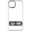AQA Hard Protective Case with Kickstand for iPhone 13 / 14 - Clear / Silver - AQA - Simple Cell Shop, Free shipping from Maryland!