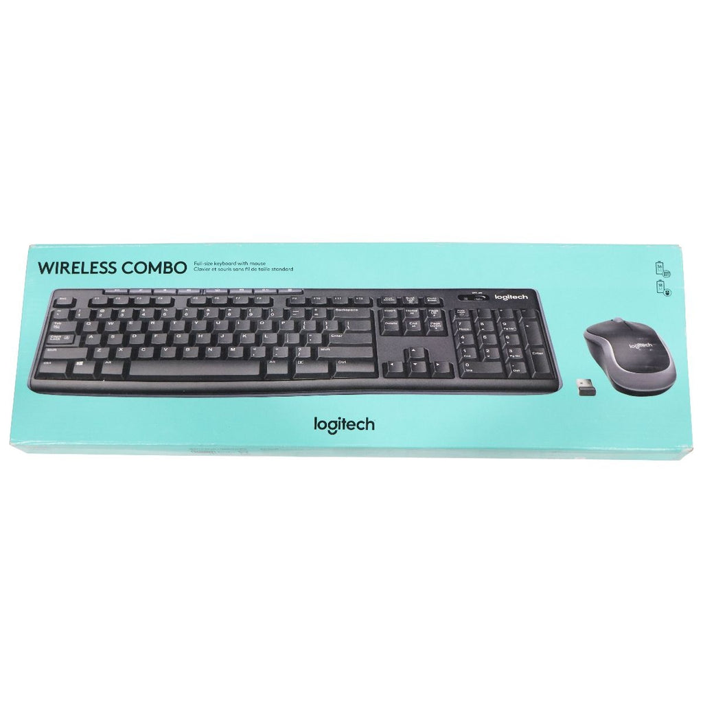 Logitech 2.4 GHz Wireless Keyboard and Mouse Combo (920-008971) - Gray