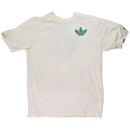 adidas Originals Trefoil Leaves Logo T-Shirt for Men - Cream / Green (Size: M) - Adidas - Simple Cell Shop, Free shipping from Maryland!