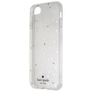Kate Spade Hardshell Case for Apple iPhone 8 / iPhone 7 - Clear/Gold Dots/Gems