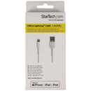 StarTech 3 Foot (1m) Durable USB MFi Certified Cable for iPad/iPhone - White - StarTech - Simple Cell Shop, Free shipping from Maryland!