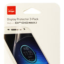 Verizon Display Protector 3 Pack for the Motorola Droid Maxx 2 - Clear Clarity - Verizon - Simple Cell Shop, Free shipping from Maryland!