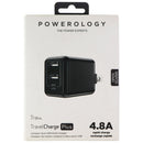 Powerology TravelCharge Plus Dual USB 4.8A Wall Charger - Black - Powerology - Simple Cell Shop, Free shipping from Maryland!