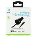 AT&T (40W) 3-Ft Fast Car Charger MFi for iPhone & Extra USB-C Port - AT&T - Simple Cell Shop, Free shipping from Maryland!