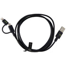 PureGear 4-Ft USB to Micro-USB Cable with Extra Tip for iPhone/iPad - Black - PureGear - Simple Cell Shop, Free shipping from Maryland!