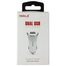iWALK Dual USB Rapid Car Charger - White - iWalk - Simple Cell Shop, Free shipping from Maryland!